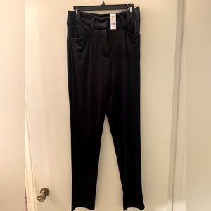 NWT - NY&C Black velvet pants